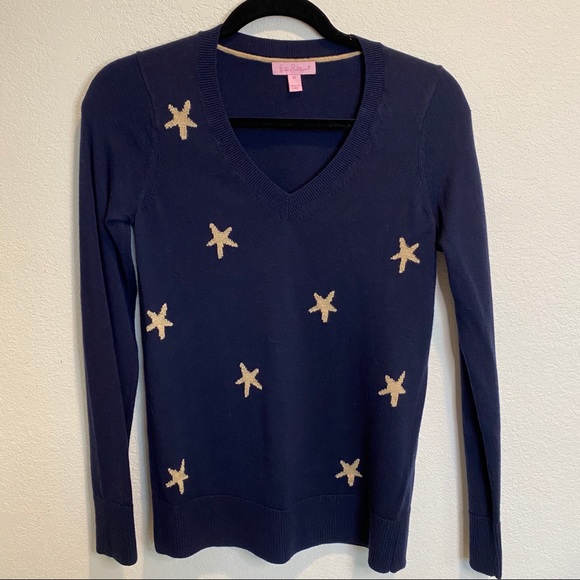 Lilly Pulitzer Sweaters - Lilly Pulitzer Ana Sweater with Gold Stars